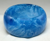 WT9 marbled Caribbean blue resin bangle